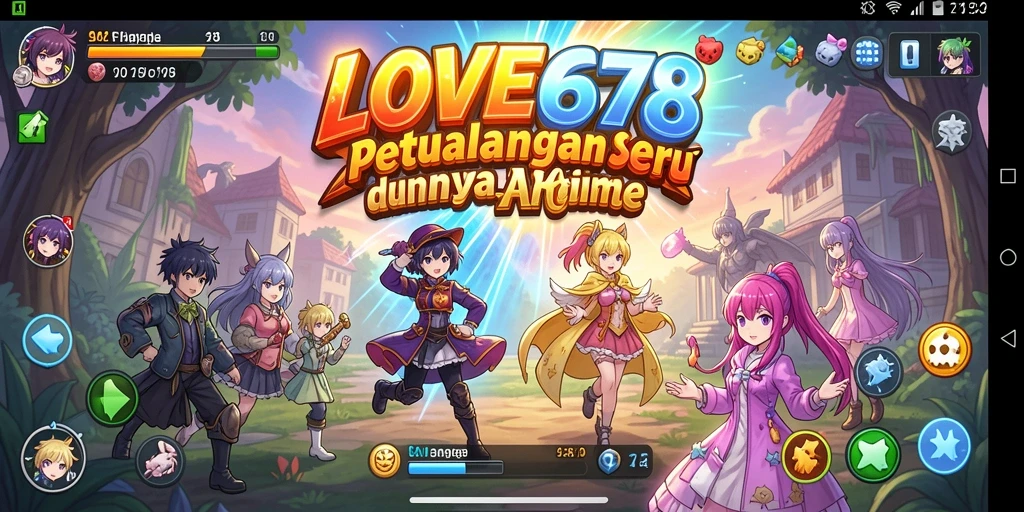 Tampilan gameplay yang menakjubkan dan penuh warna di LOVE678.