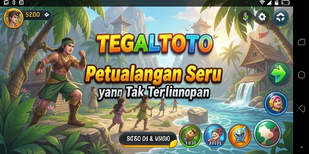 Screenshot gameplay TEGALTOTO yang menampilkan petualangan mendebarkan.