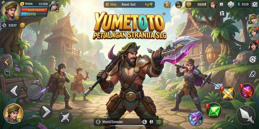 Tangkapan layar gameplay seru dari YUMETOTO.