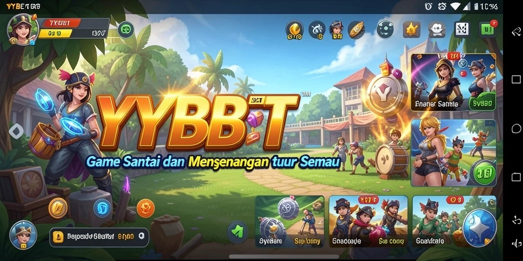 Tangkapan layar gameplay YYBET yang ceria dan interaktif.